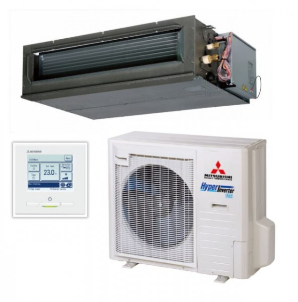 MHI High static Ducted system 7.1kw R32 - Hyper Inverter - 1ph