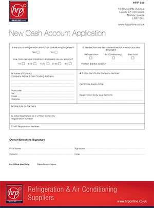 Cash Account Application