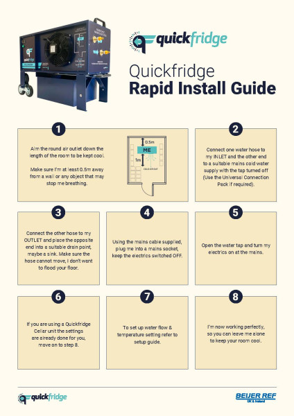Quickfridge Rapid Installation Guide